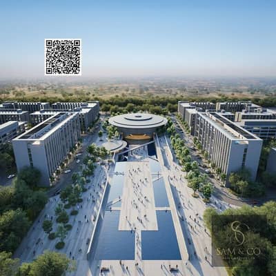 2 Bedroom Flat for Sale in Aljada, Sharjah - 230808_Aerial view. jpg