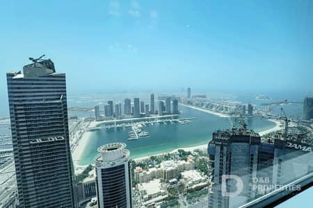 4 Bedroom Penthouse for Rent in Dubai Marina, Dubai - Upgraded | Private Plunge Pool | Palm Views