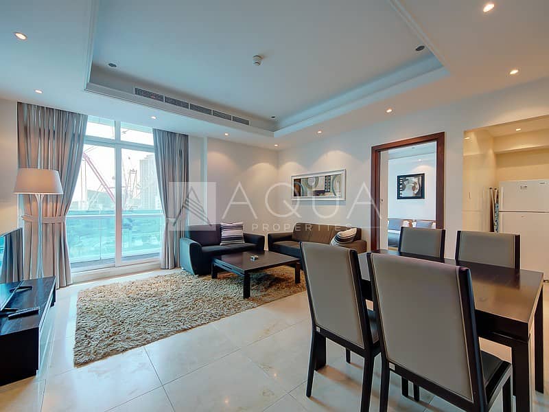 Spacious 1 BR | Well Maintained | Marina view