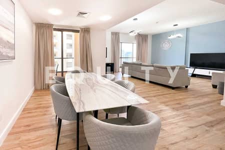 3 Bedroom Flat for Rent in Jumeirah Beach Residence (JBR), Dubai - Exclusive | Holiday Homes Allowed | 3 Bedrooms