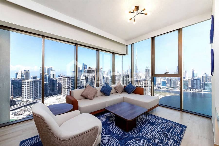 位于商业湾，Marble Arch Tower 1 卧室的公寓 150000 AED - 12092507