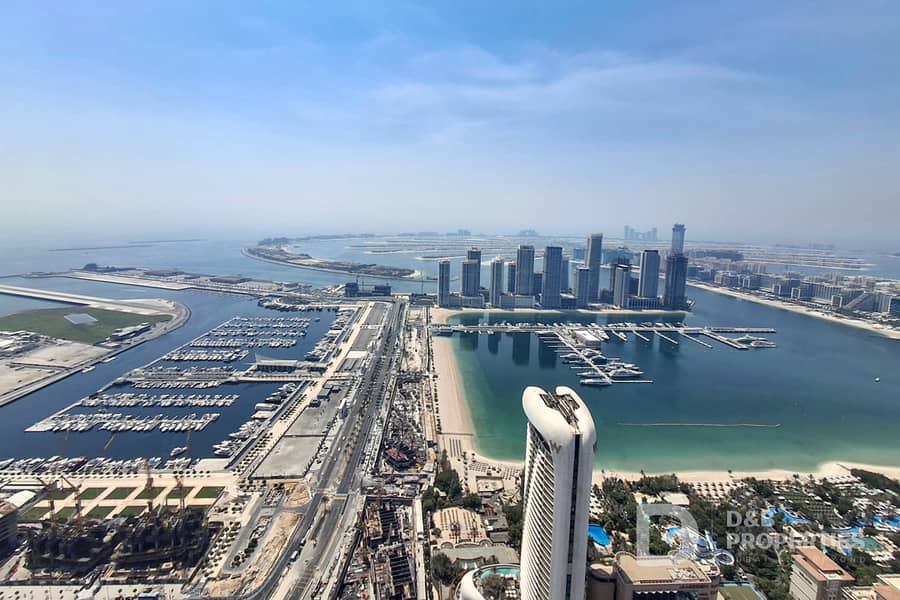 Palm Jumeirah Views | High Floor | Furnished