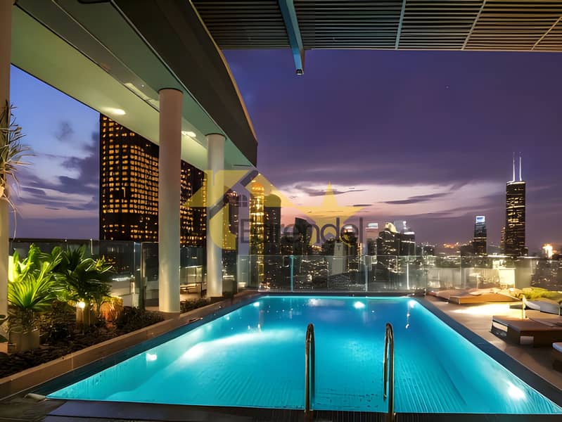 2 the rooftop pool area of the Macreal Tower,2. png