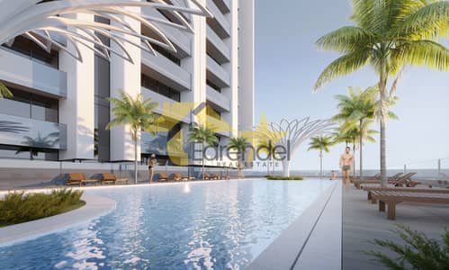 فلیٹ 2 غرفة نوم للبيع في مثلث قرية الجميرا (JVT)، دبي - Pool Area. jpg