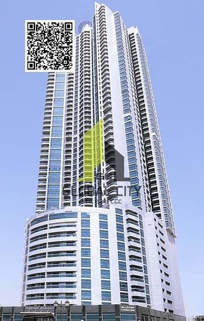 1 Bedroom Flat for Rent in Corniche Ajman, Ajman - Corniche-Tower-Ajman. jpg