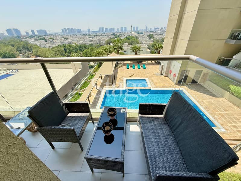 Fully Furnished |Direct Pool View | Amazing Layout