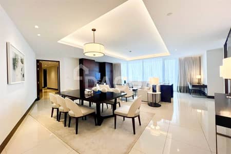 3 Bedroom Flat for Rent in Downtown Dubai, Dubai - Sea Skyline View | High Floor| Furnished | Vacant