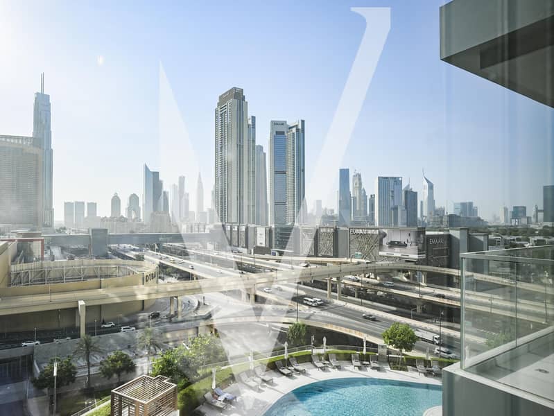 位于迪拜市中心，迪拜购物中心维达公寓，Vida Dubai Mall Tower 2 3 卧室的公寓 310000 AED - 12099606