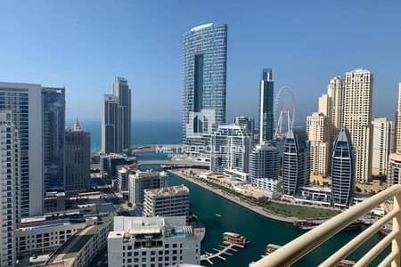 3 Bedroom Apartment for Rent in Dubai Marina, Dubai - Full Marina and Sea View | Vacant | Highest floor