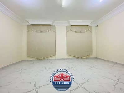 6 Bedroom Villa for Rent in Shakhbout City, Abu Dhabi - Spacious Villa 6 Bedrooms Majlis Hall Maids Room Front Yard At Shakhbout City 130K