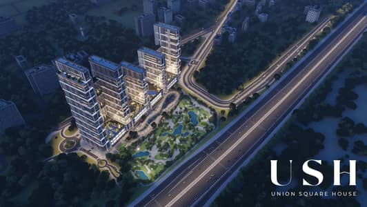 苏巴哈特兰社区， 迪拜 2 卧室单位待售 - nightoverview01. jpg