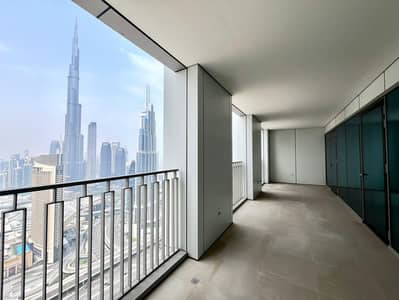 3 Bedroom Apartment for Rent in Za'abeel, Dubai - Vacant | High Floor | Burj View