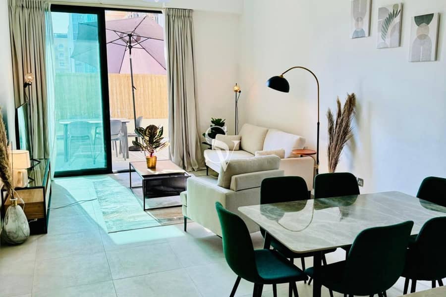 位于朱美拉环形村(JVC)，JVC第10区，蔚蓝海岸公寓 1 卧室的公寓 89999 AED - 12102582
