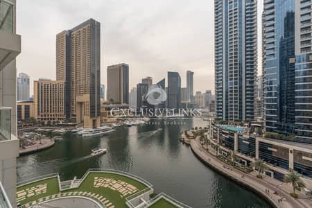 1 Bedroom Flat for Rent in Dubai Marina, Dubai - Full Marina View | 1 BR | Best Location