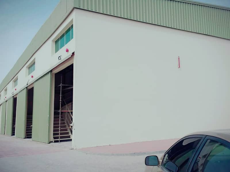 2100 Sqft Warehouse with 3 Phase Electricity & Water For Rent in Aljurf Ajman.