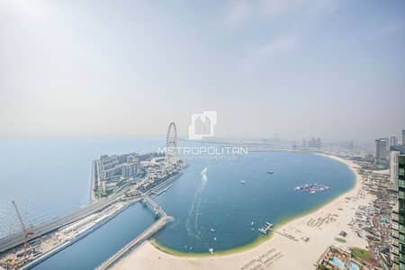 2 Bedroom Flat for Sale in Jumeirah Beach Residence (JBR), Dubai - Ain and Palm Dubai View I Furnished | High Floor