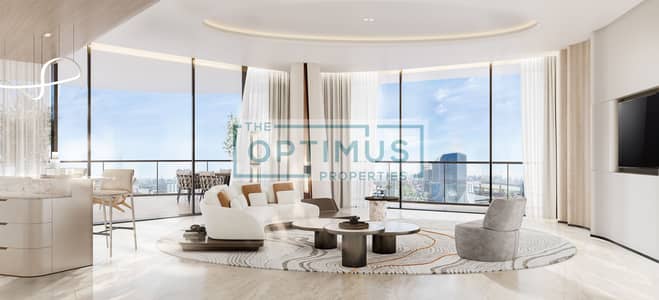 فلیٹ 3 غرف نوم للبيع في جزيرة المرجان، رأس الخيمة - 3BR_Living 1. jpg