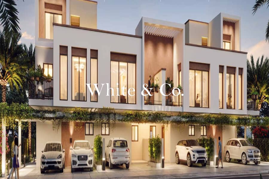位于大马士革湖住宅，布拉瓦海岸别墅 5 卧室的联排别墅 3500000 AED - 12105159