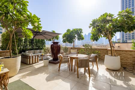 2 Bedroom Flat for Sale in Downtown Dubai, Dubai - Rare Podium Unit | Private Resort Style Terrace