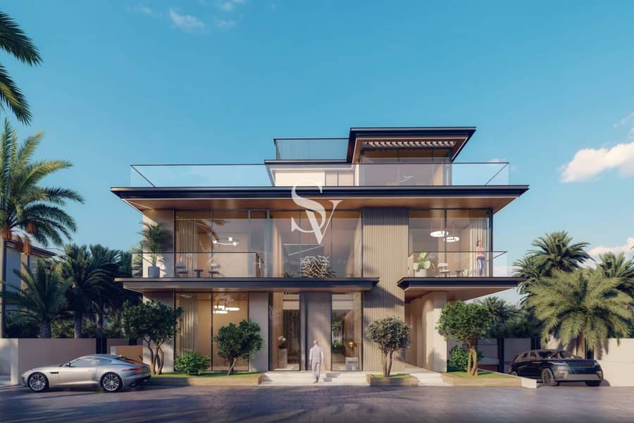 位于穆罕默德-本-拉希德城，11街区，Nineteen Riviera Lagoon 6 卧室的别墅 26100000 AED - 12107060