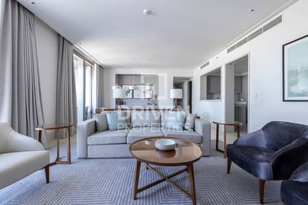 3 Bedroom Flat for Rent in Downtown Dubai, Dubai - Furnished and Serviced Apt with Maids Room