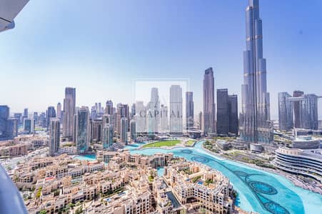 1 Bedroom Apartment for Rent in Downtown Dubai, Dubai - Burj Khalifa and Fountain Views | High Floor