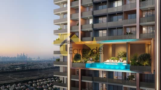 Studio for Sale in Jumeirah Village Triangle (JVT), Dubai - ESSENL1FE_sky pool. jpeg
