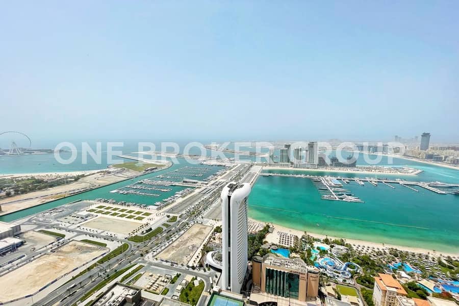 位于迪拜码头，海洋塔楼 1 卧室的公寓 120000 AED - 11977514