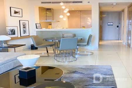 1 Bedroom Flat for Rent in Business Bay, Dubai - Furnished | Burj View | High Floor | Full Service
