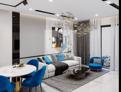 朱美拉环形村(JVC)， 迪拜 1 卧室单位待售 - LIVING ROOM R3. jpg