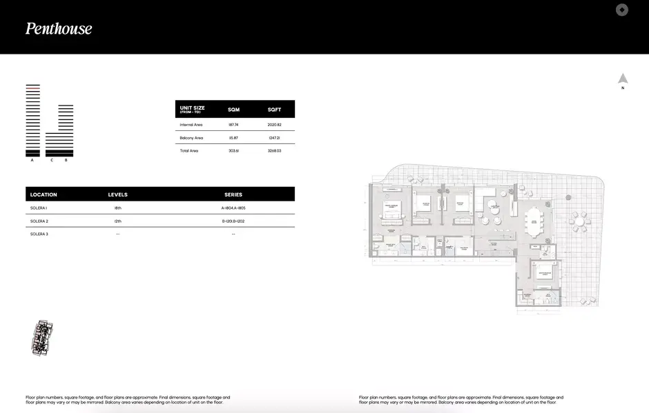 4 BR floor plan