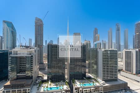2 Bedroom Flat for Sale in Business Bay, Dubai - Fully Furnished | High Floor | Vacant | Canal view