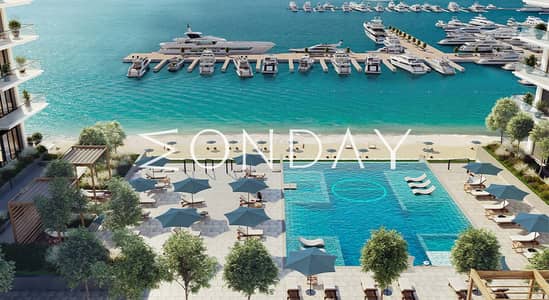 2 Bedroom Flat for Sale in Dubai Harbour, Dubai - Beach Mansion 3_watermarked_transparent. png