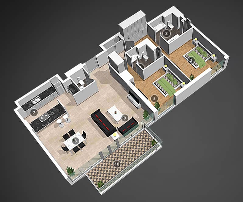 Hot Offer Luxurious living | Sea view | Bills included | Bluewaters | All Bills Included. - Image 55