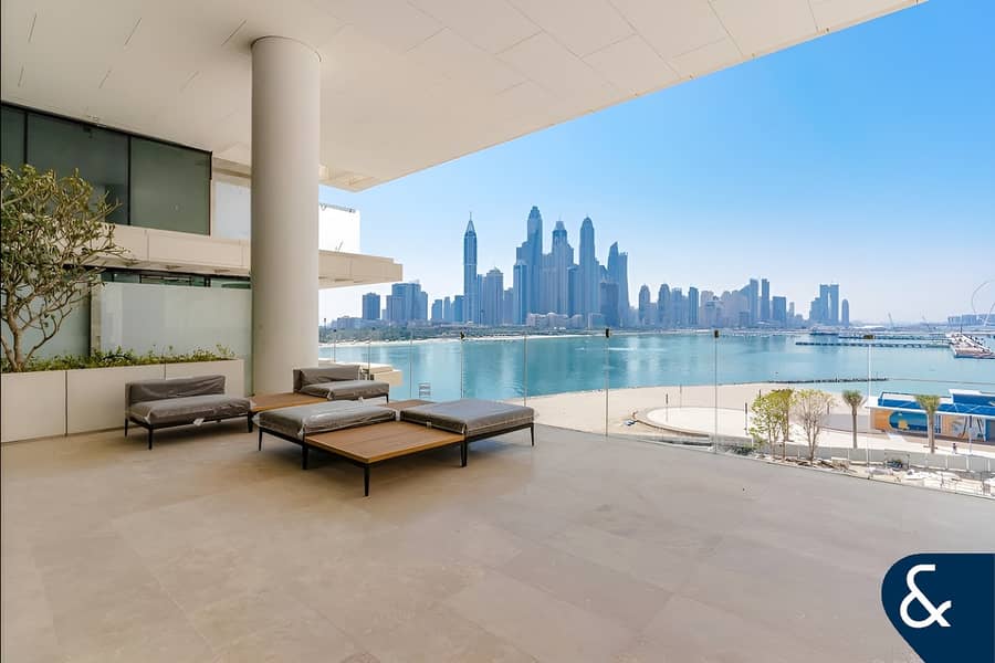 位于朱美拉棕榈岛，朱美拉棕榈岛一号 4 卧室的顶楼公寓 2700000 AED - 12121993