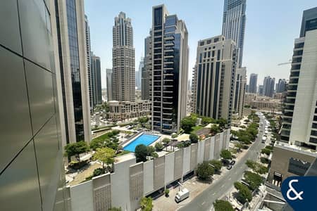 1 Bedroom Apartment for Rent in Downtown Dubai, Dubai - Unfurnished | BLVD View | Huge Balcony
