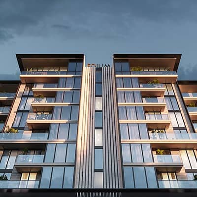 مبنى سكني 11 غرف نوم للبيع في الجرف، عجمان - Architecture visualization studio _ Architectural visualization company Oxvisual. jpeg