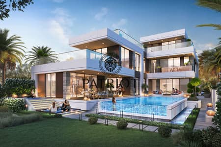 7 Cпальни Вилла Продажа в Дамак Лагунс, Дубай - V75 Morocco - Rear. jpg