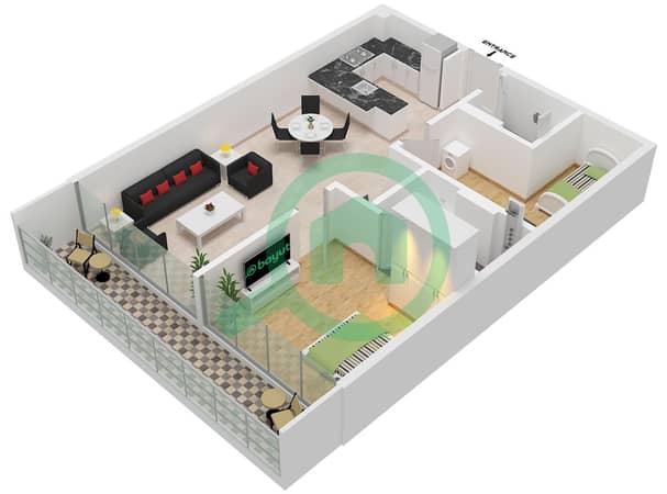 Type B3 Floor 1