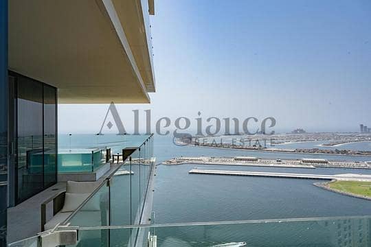 Palm And Sea View | Brand New | High Floor