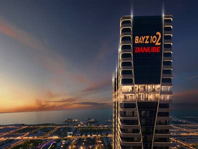 بنتهاوس 5 غرف نوم للبيع في الخليج التجاري، دبي - Bayz 102 Penthouse Exterior cam5_rev. jpg