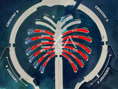 ارض سكنية  للبيع في نخلة جبل علي، دبي - Frond M - Palm Jebel Ali 800x600. jpg
