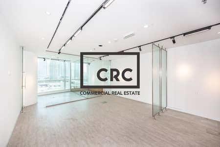 Office for Rent in Business Bay, Dubai - Fitted Office with Partition | Burj Khalifa Views