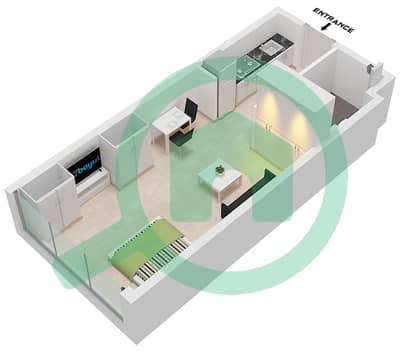 O Ten - Studio Apartment Unit 10 FLOOR 1-7 Floor plan
