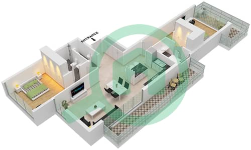 O Ten - 2 Bedroom Apartment Unit 11 FLOOR 2-7 Floor plan