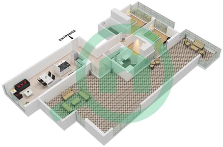 O Ten - 2 Bedroom Apartment Unit 10 FLOOR 8 Floor plan