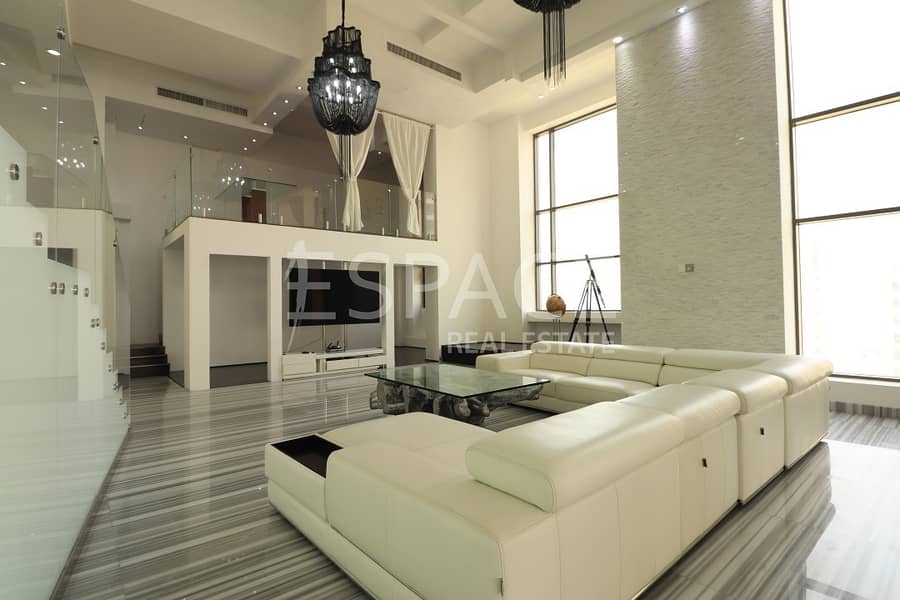 Semi Furnished - Upgraded 2 Bed Loft in JBR