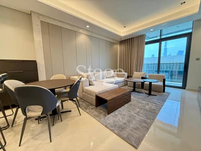 1 Bedroom Apartment for Rent in Business Bay, Dubai - BURJ KHALIFA VIEW |FURNISHED | 12 CHQS |HIGH FLOOR