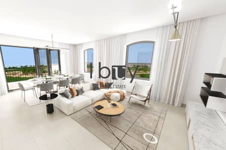 3 Bedroom Apartment for Sale in Yas Island, Abu Dhabi - Full Golf Course View | High Floor | Large Terrace
