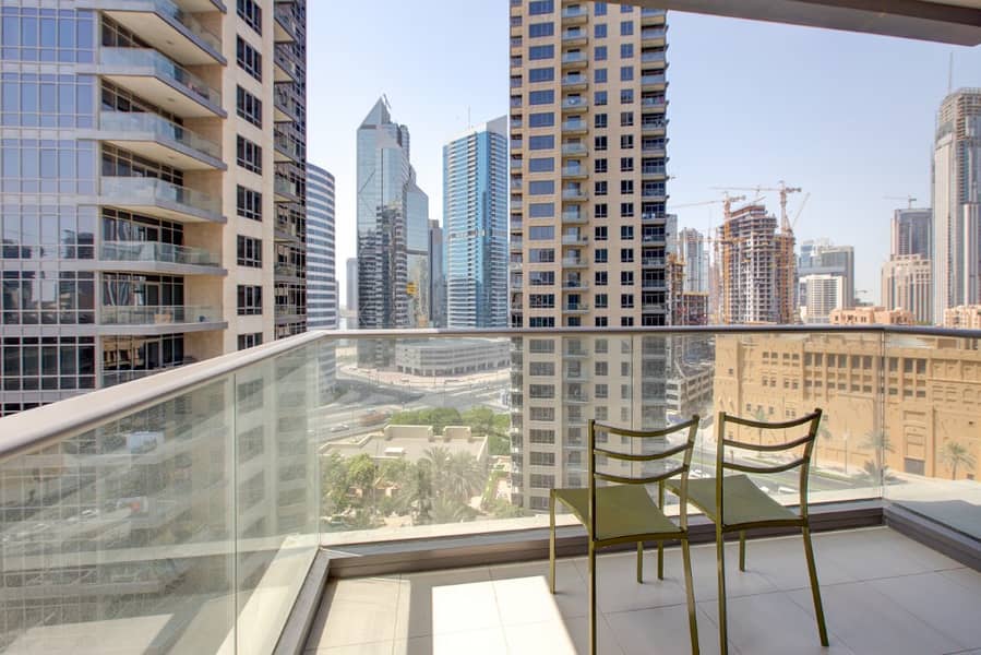 شقة في أبراج ساوث ريدج 3 أبراج ساوث ريدج وسط مدينة دبي 1 غرف 2900 درهم - 4214724